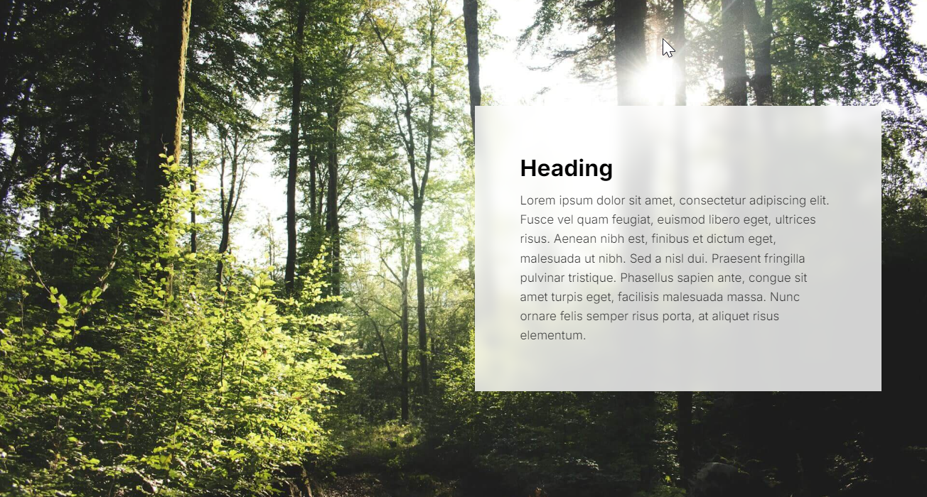 Card Right constrained Banner
