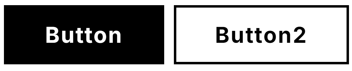 Rectangle Button pair (Second Button is de-emphasized)