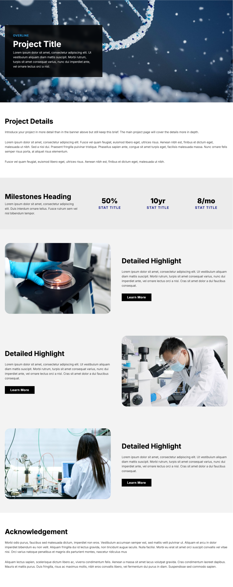 General Project Homepage