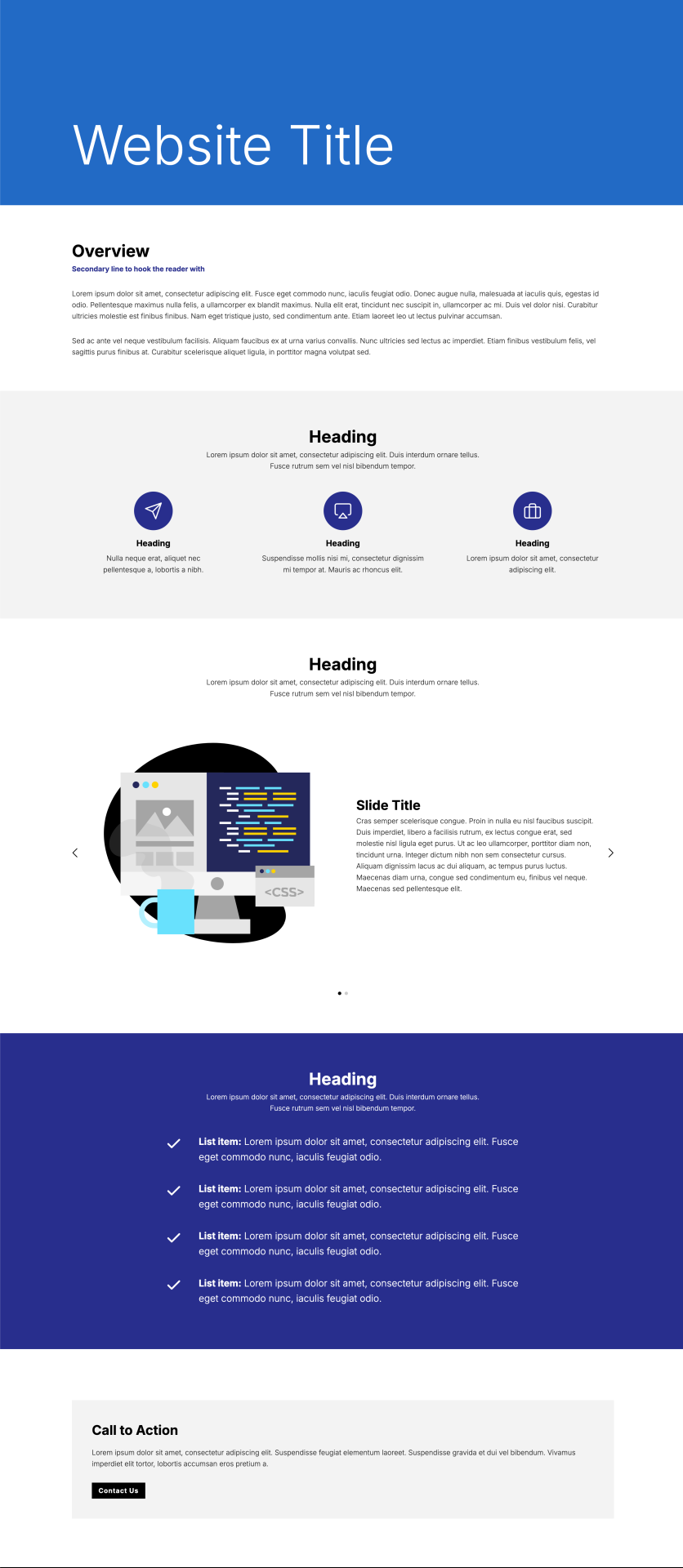 Project/Presentation Homepage